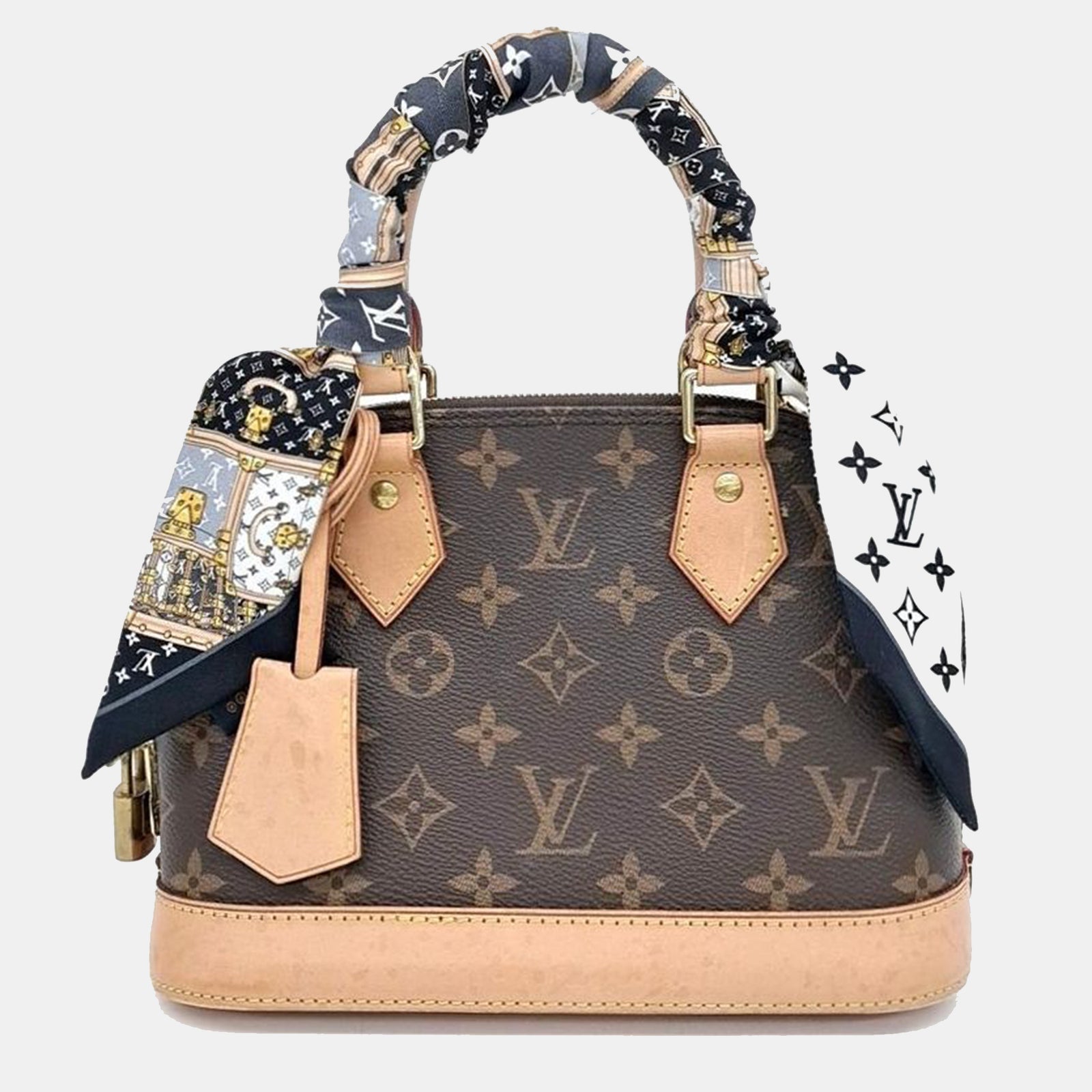 Louis Vuitton Alma BB-Tasche mit Monogramm