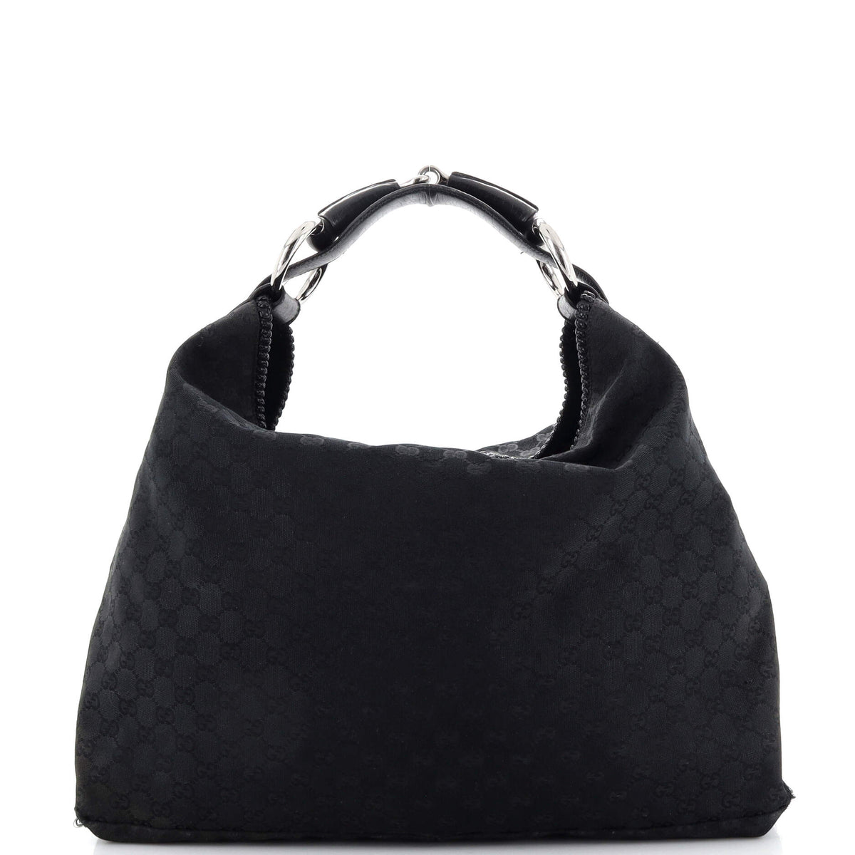 Gucci GUCCI Horsebit Hobo GG Canvas Large