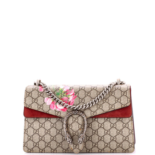 GUCCI Dionysus Bag Blooms Print GG Coated Canvas Small