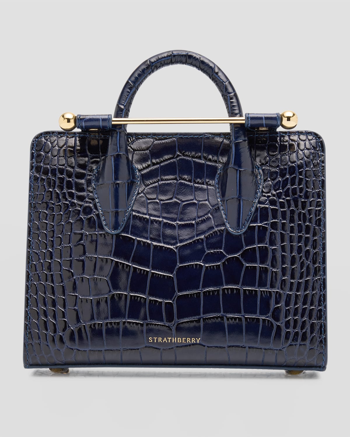 Boss Nano Croc-Embossed Tote Bag