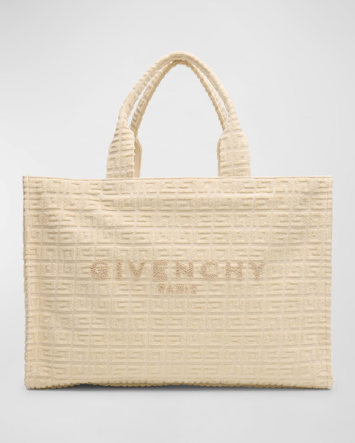 Givenchy Men's Medium G-Tote Bag in 4G Cotton Toweling