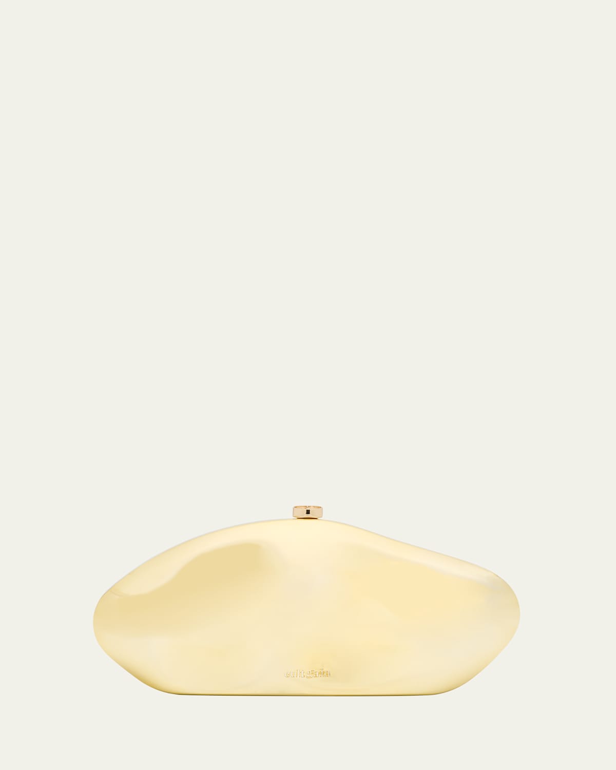 Cult Gaia The Caldera Metallic Clutch Bag
