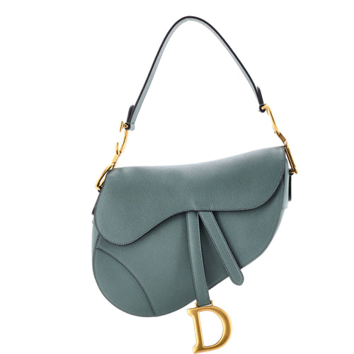 Saddle Handbag Leather Medium