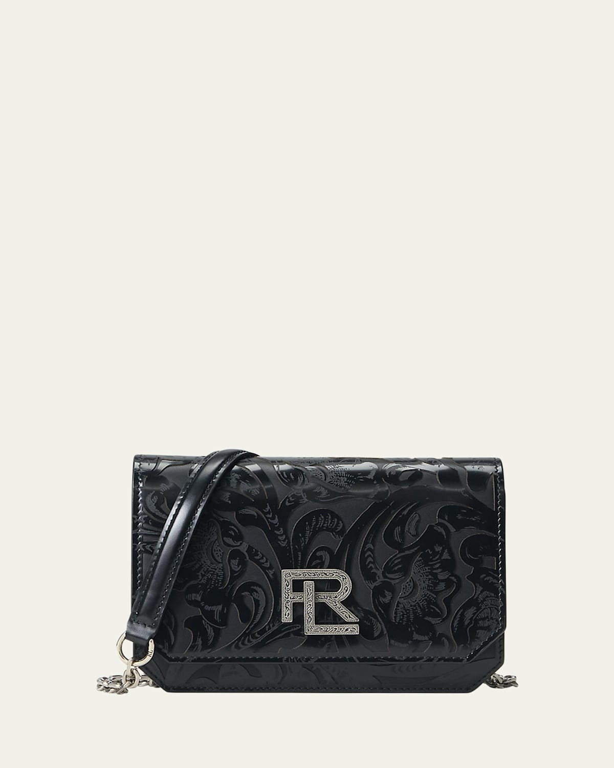 Ralph Lauren RL 888 Tooled Mini Crossbody Chain Bag
