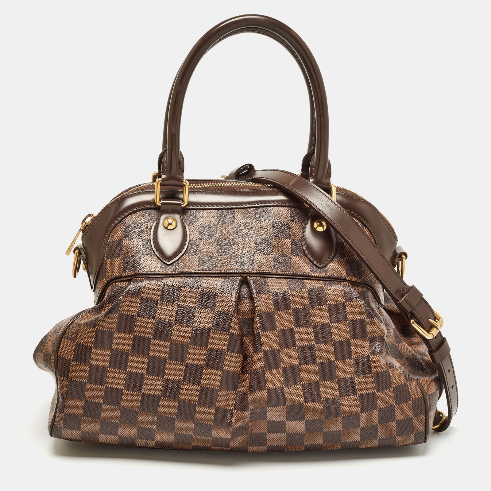 Louis Vuitton Sac Trevi PM en toile Damier Ebène