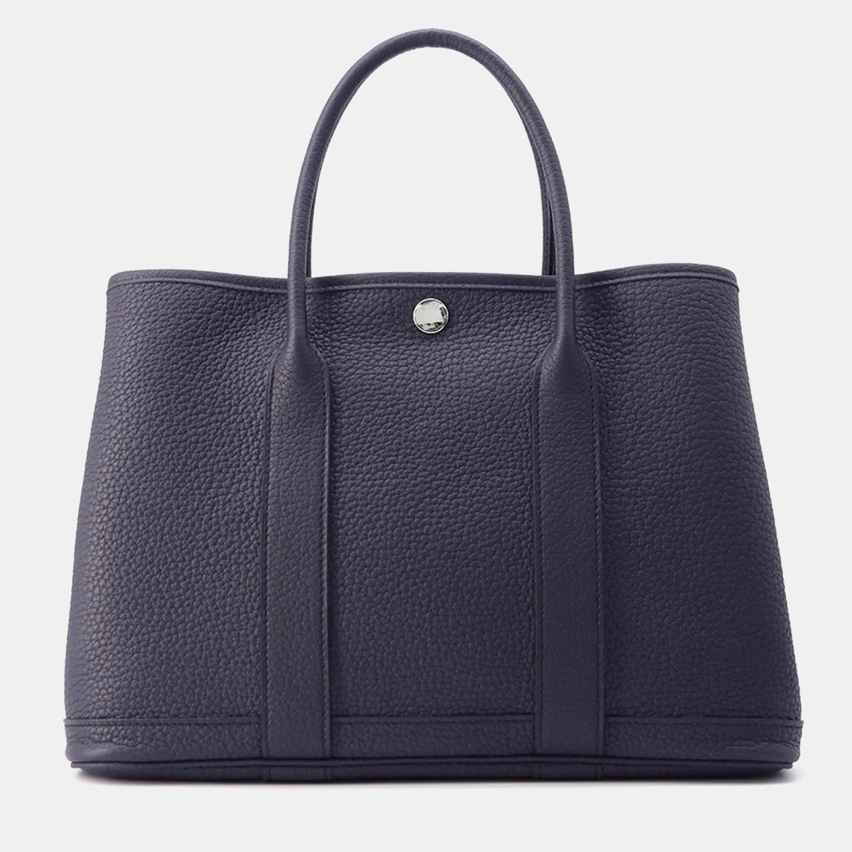 Hermès Blue Indigo Negonda Leather Garden Party Size TPM