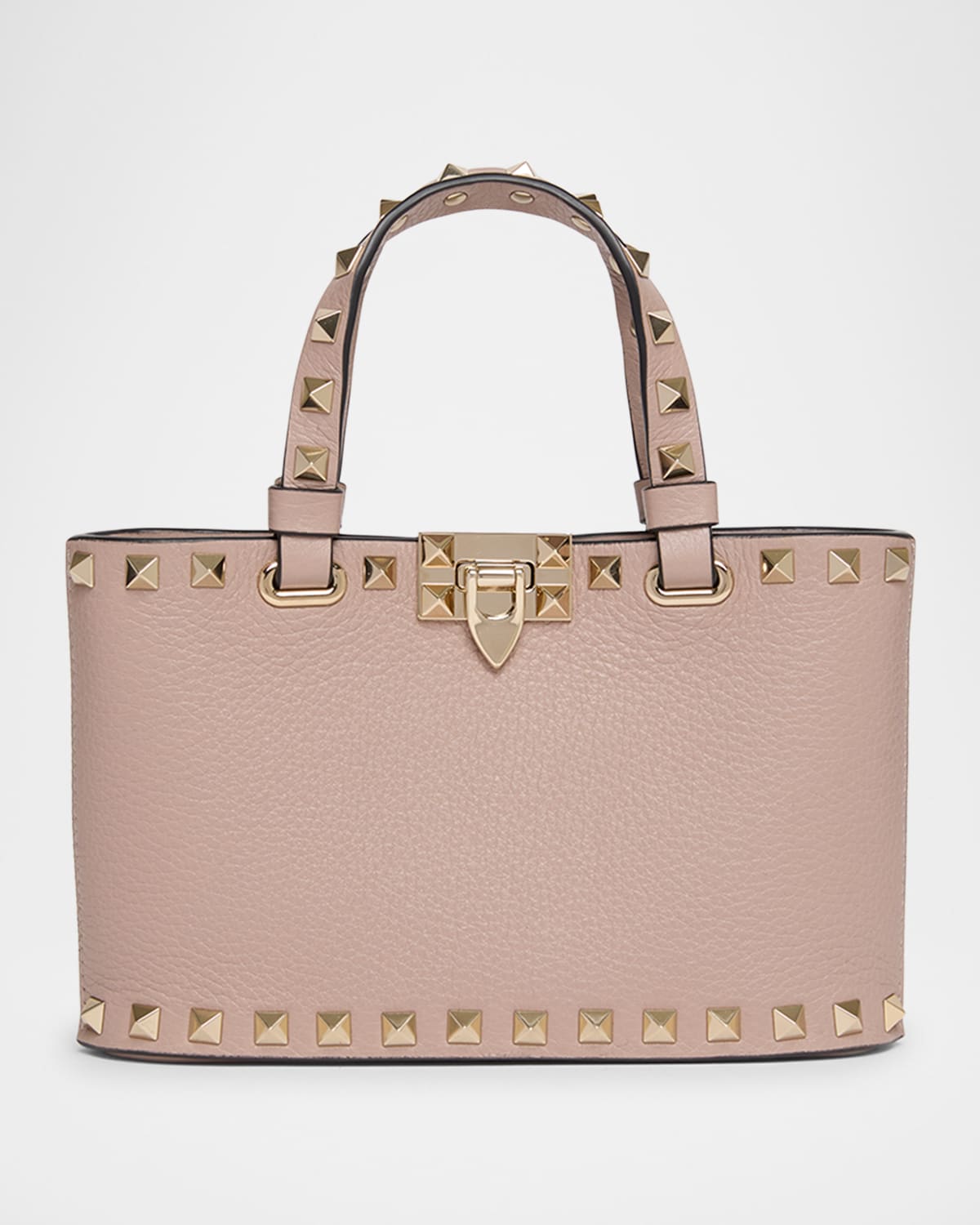 Valentino Rockstud Mini Leather Tote Bag