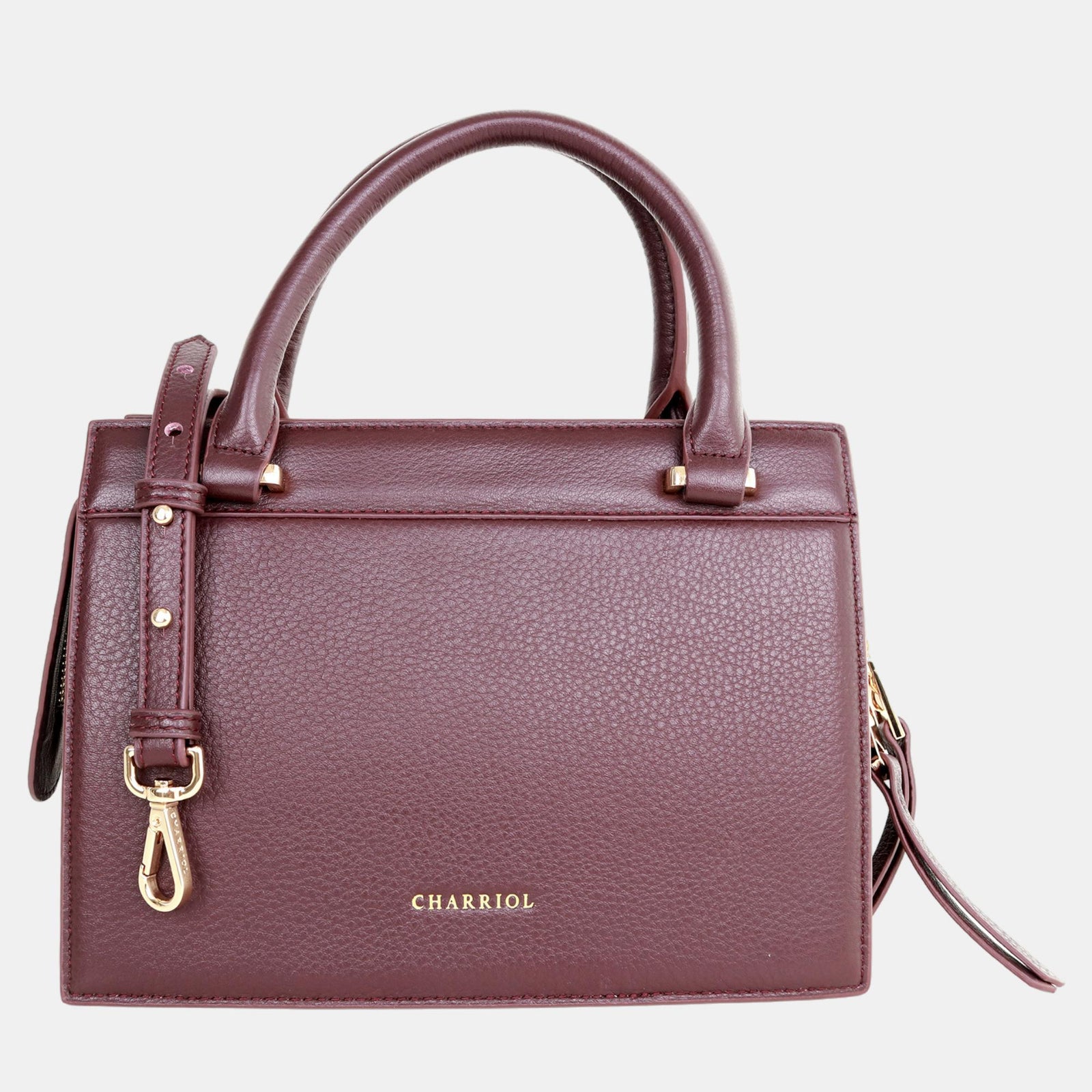 Charriol chocolate Leather Forever Handbag