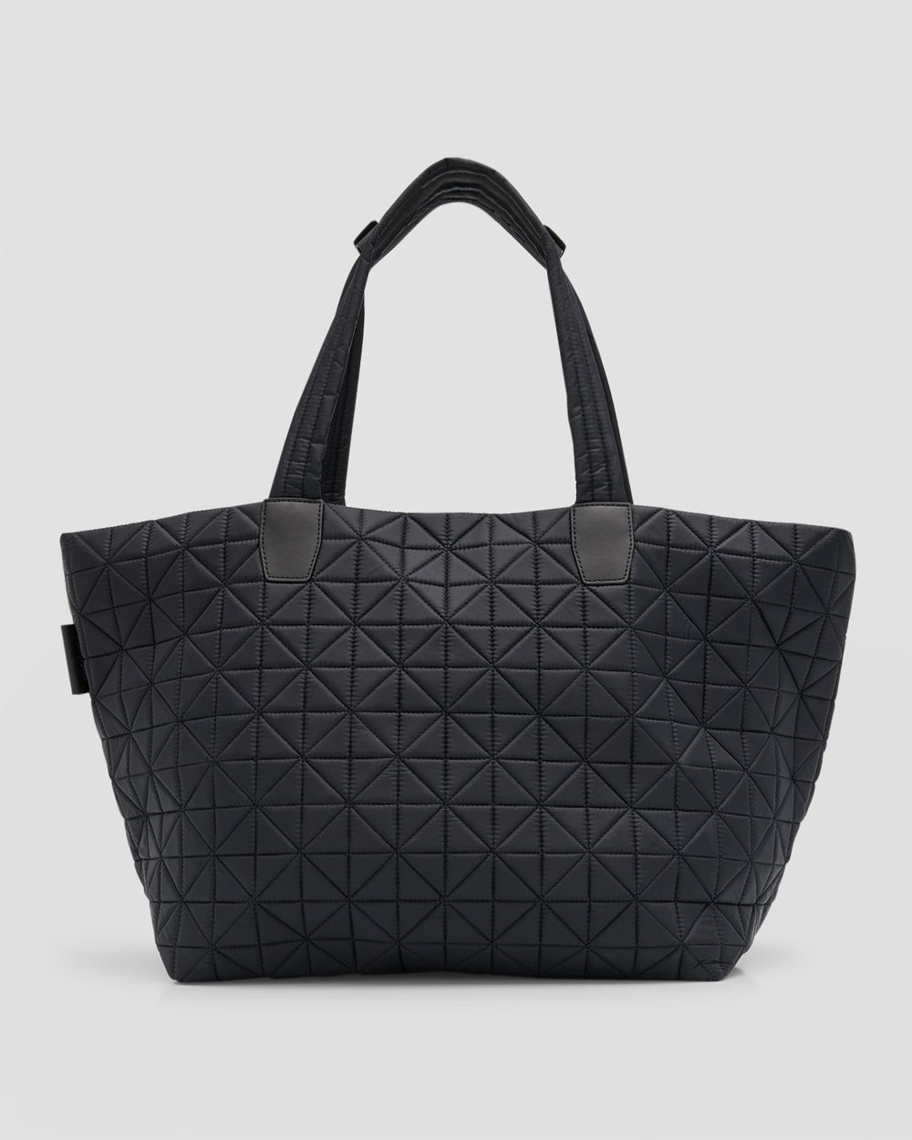 Geo Quilted Nylon Tote Bag