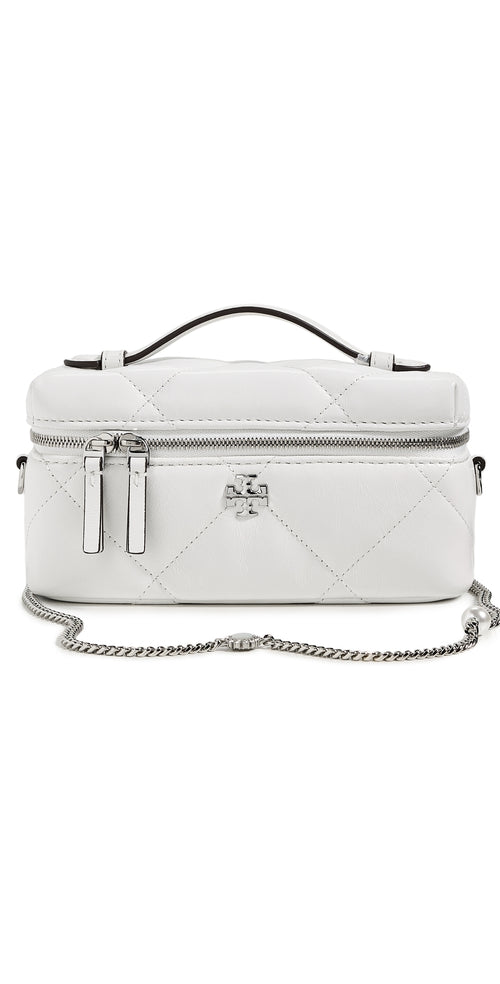 Kira Diamond Quilt Distressed Charm East Bag Blanc One Size