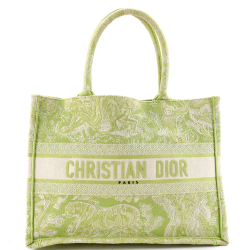 Book Tote Embroidered Canvas Medium