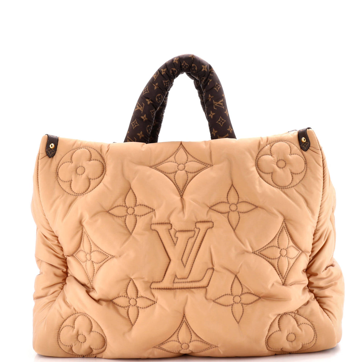 Louis Vuitton Pillow OnTheGo Tote Monogram Quilted Econyl Nylon GM