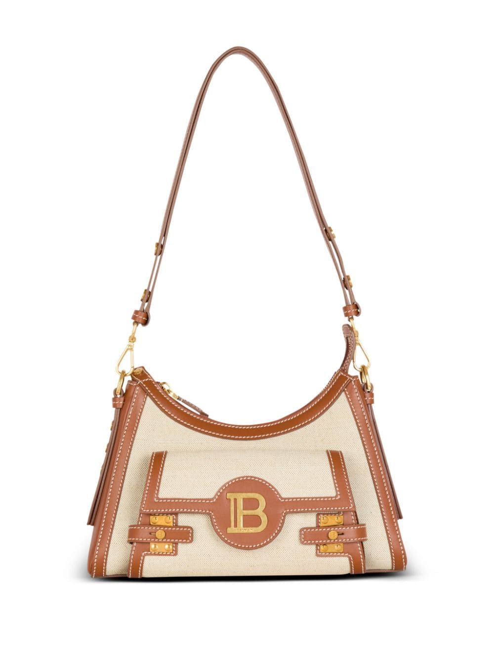Balmain Women's B-Buzz Hobo Bag in Naturalma | DN1BT905TCFE