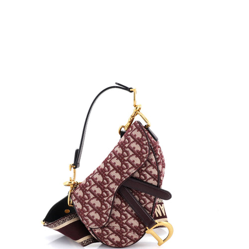 Saddle Handbag Oblique Canvas Mini
