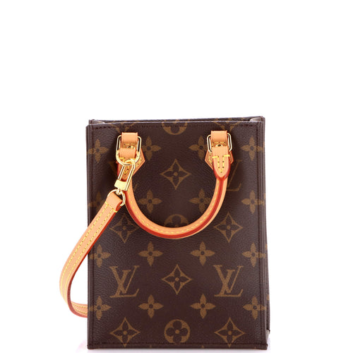 Petit Sac Plat Bag Monogram Canvas
