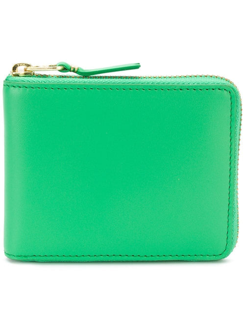 Women's Smooth Calf Wallet in Green | Size UNICA | SA7100