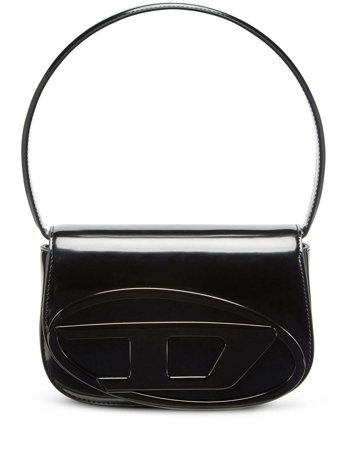 Diesel Women's 1Dr Leather Shoulder Bag in Black | X08396PS202T8013 Color Black