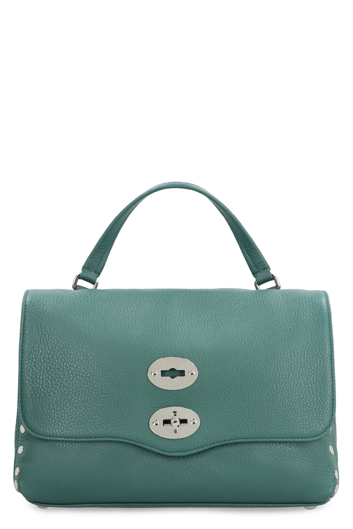 Zanellato Women's Postina S Leather Handbag in Green | 0680100040000S Color Z0470
