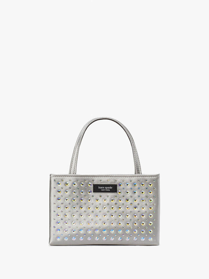 Kate Spade Au Sam Icon Crystal Embellished Mini Tote