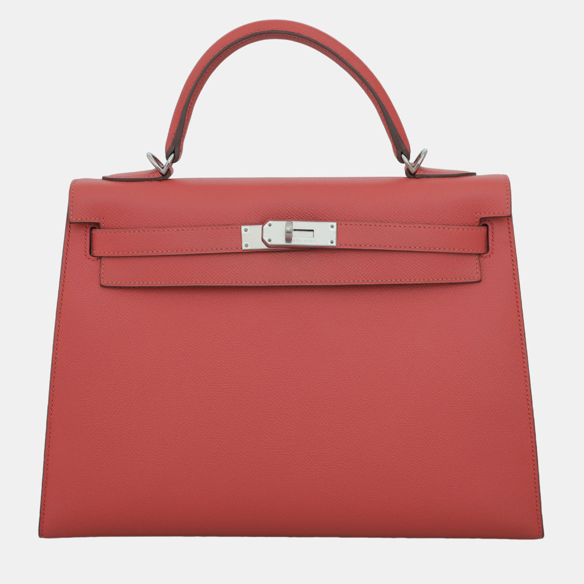 Hermès Rose Jaipur Epsom Leather Kelly 32 Tote Bag