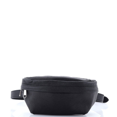 GUCCI Logo Belt Bag Leather with GG Coated Canvas
