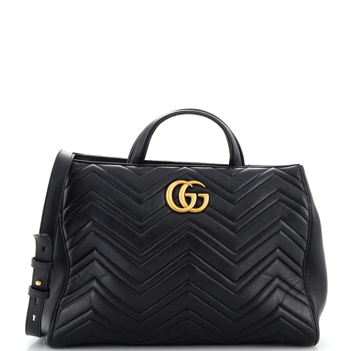 Gucci GUCCI GG Marmont Tote Matelasse Leather Medium
