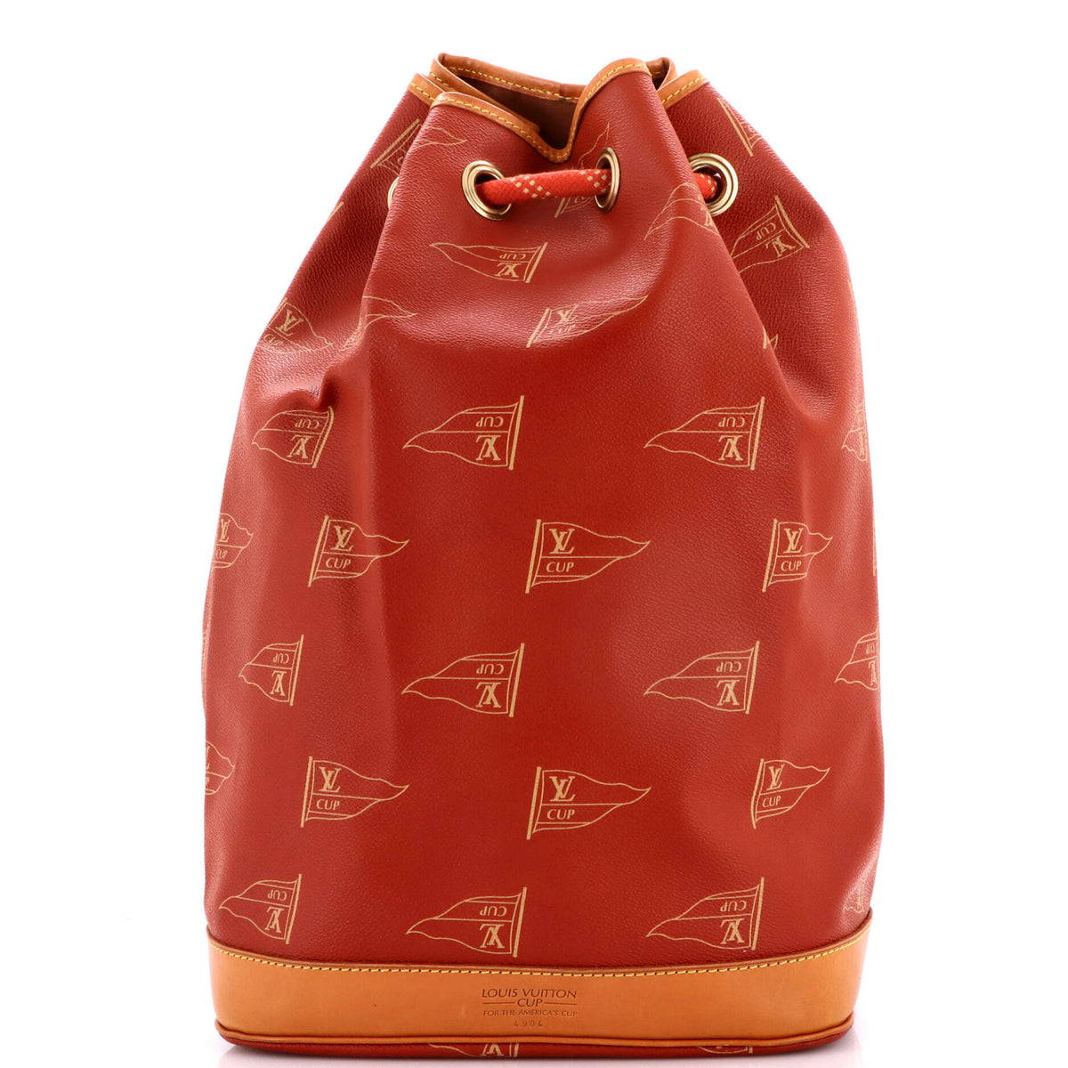 Louis Vuitton Cup Saint Tropez Drawstring Bag Coated Canvas