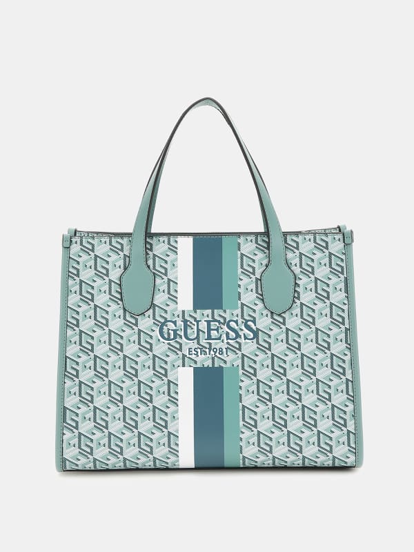 Guess Silvana G Cube Logo Handtasche