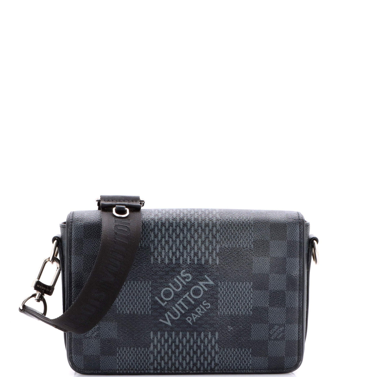Louis Vuitton Studio Messenger Bag Limited Edition Damier Graphite 3D