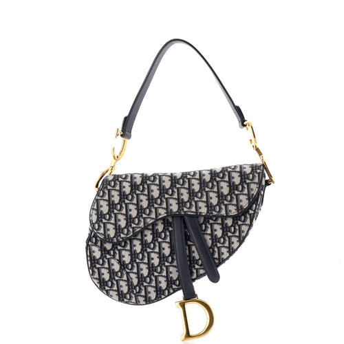 Saddle Handbag Oblique Canvas Medium