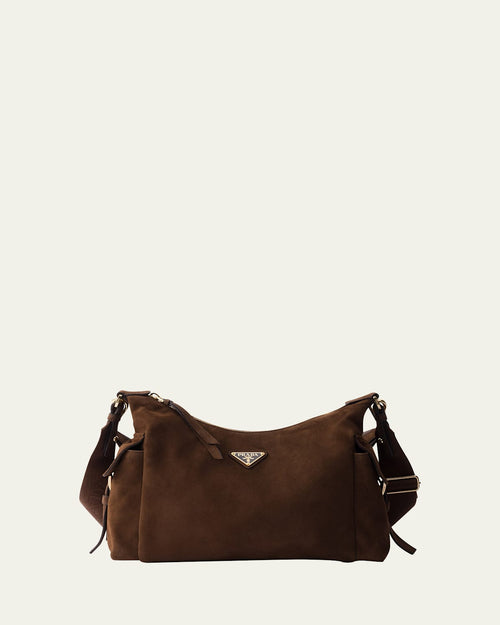 Lambskin Suede Shoulder Bag
