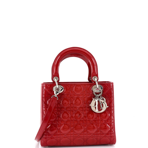Lady Dior NM Bag Cannage Quilt Patent Medium