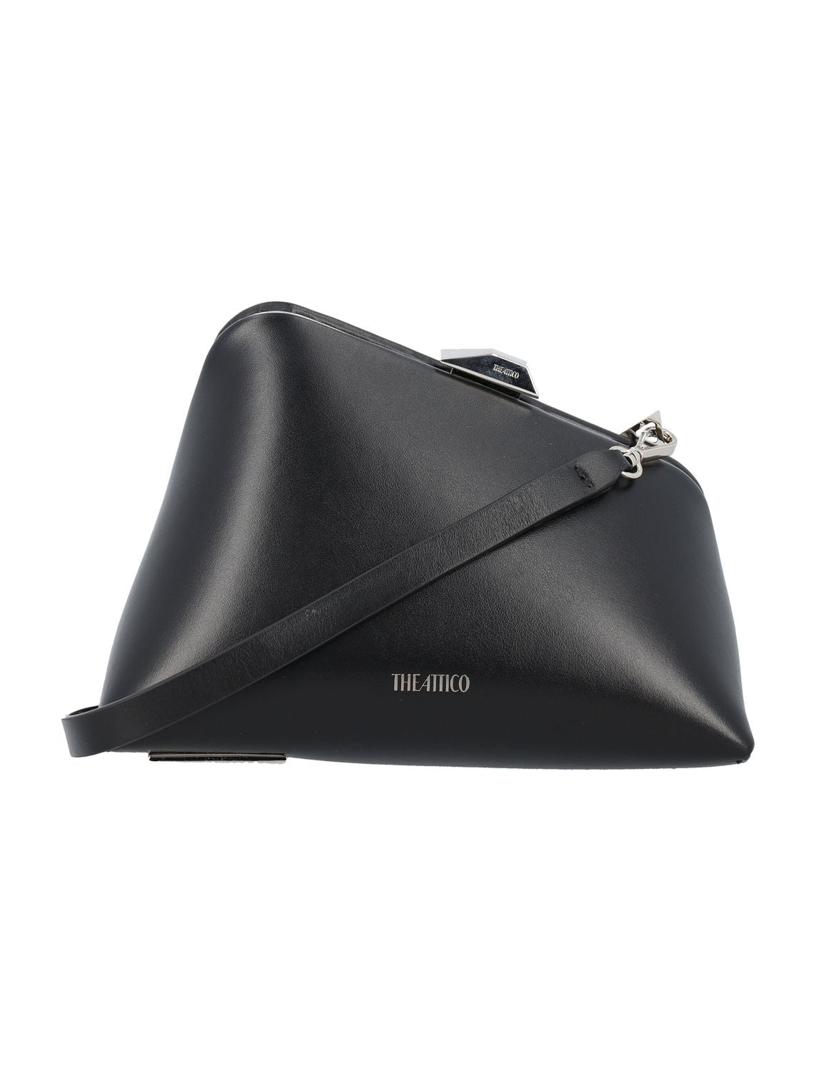The Attico Women's Midnight Clutch in Black | 24A231WAH40L019 Color 100