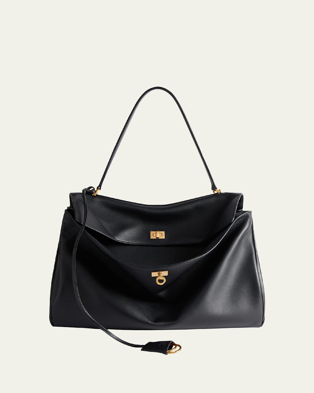 Rodeo Large Leather Top-Handle Bag