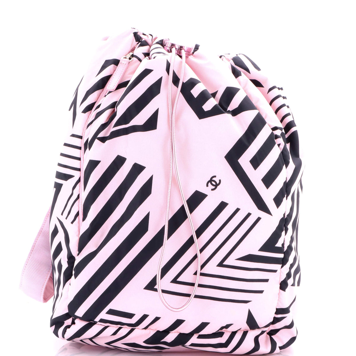 Chanel CHANEL Coco Beach Backpack Printed Nylon