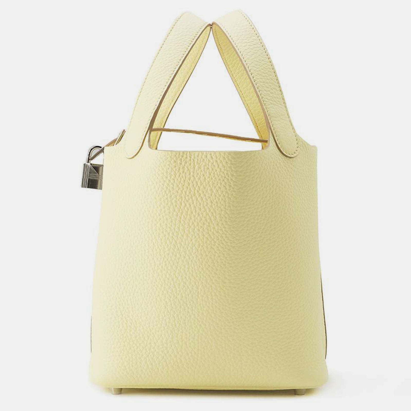 Herm?s Sac Jaune Milton Taurillon Clemence Picotin Lock PM