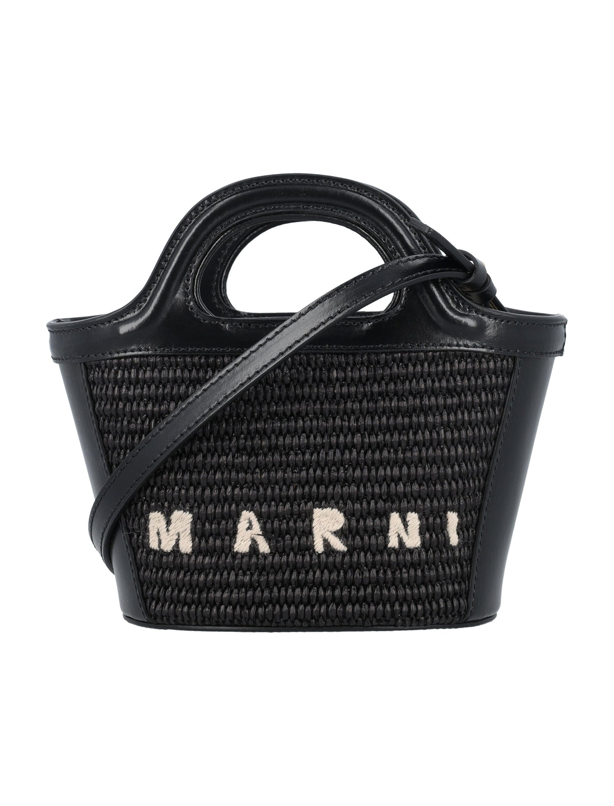 Marni Women's Tropicalia Micro Bag in Black | 24ABMMP0067Q0P3860 Color 00N99