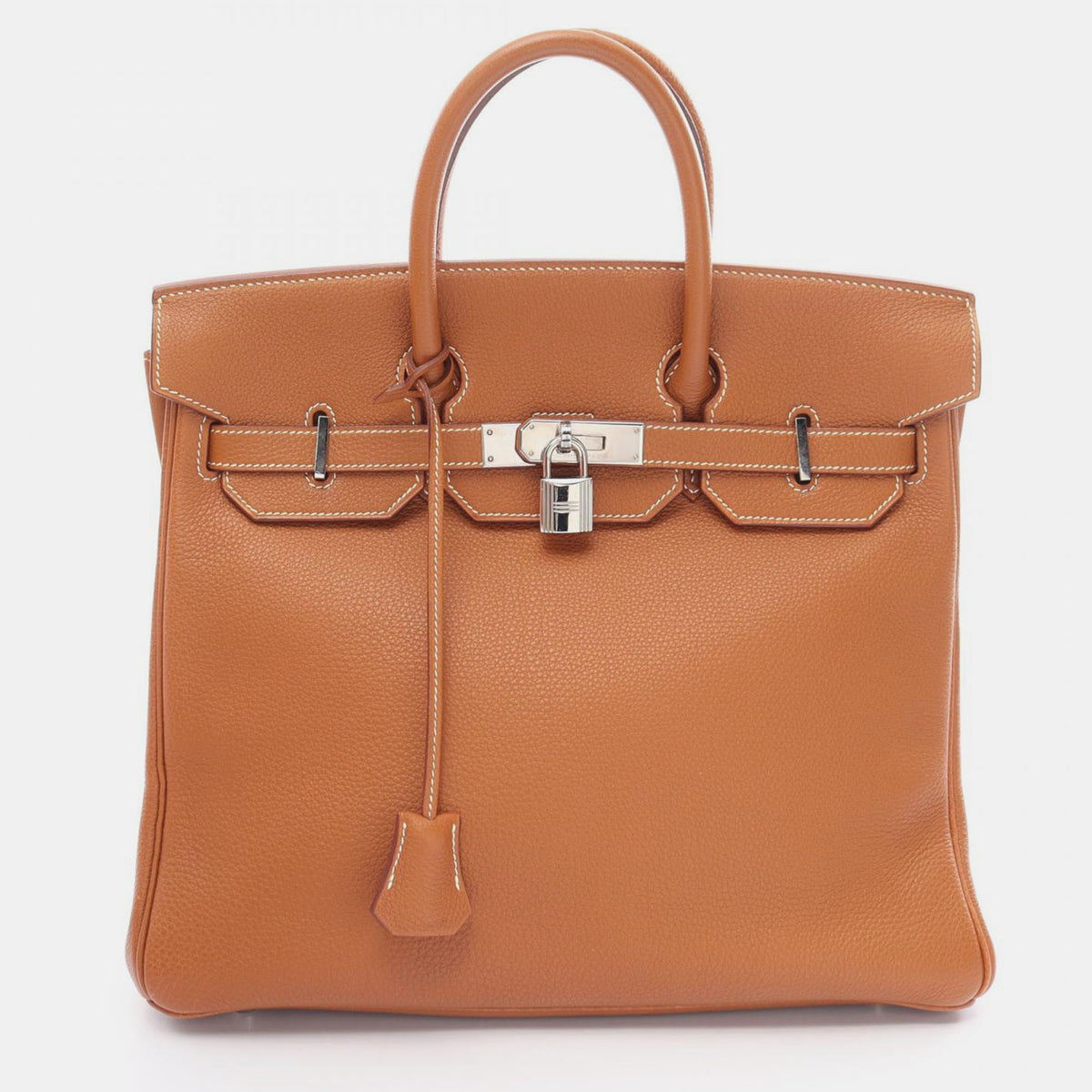 Hermès Brown Leather Togo Birkin 32 Bag