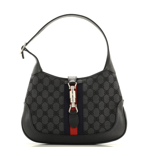 x Gucci The Hacker Project Jackie 1961 Hobo BB Canvas Small