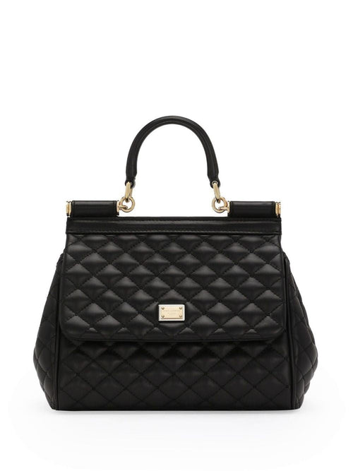 Women's Sicily Medium Handbag in Black | BB6003AV967