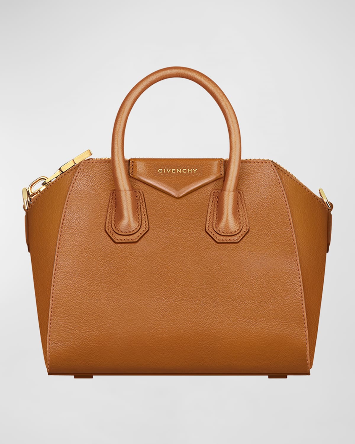 Givenchy Antigona Mini Top-Handle Bag in Shiny Tumbled Leather