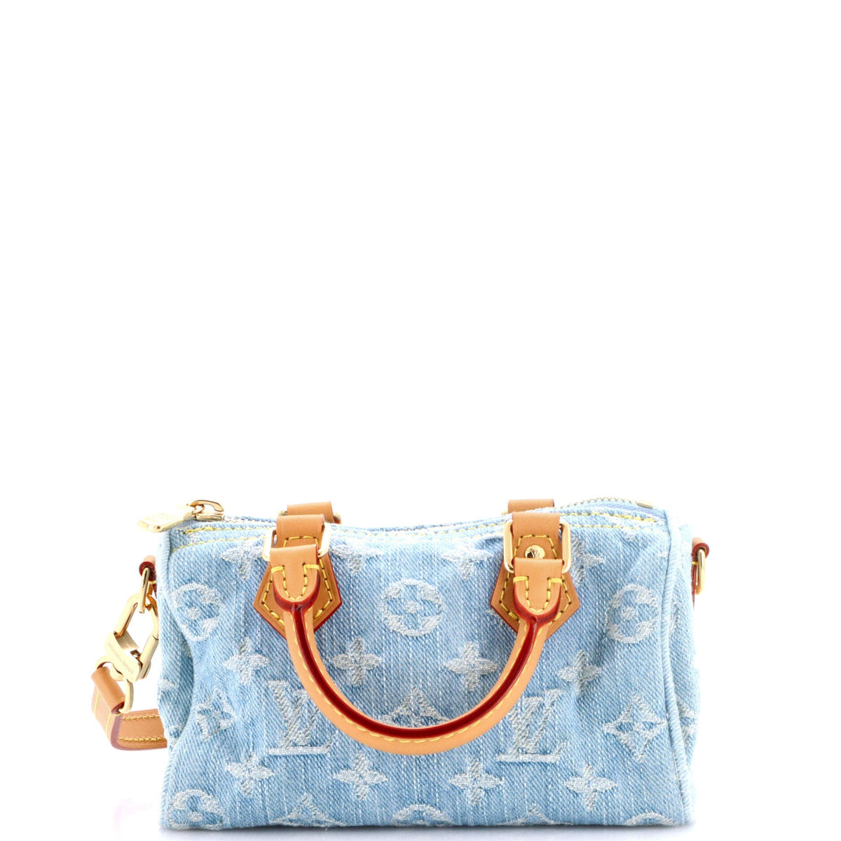 Louis Vuitton Speedy Bandouliere NM Bag Monogram Denim Sky Nano