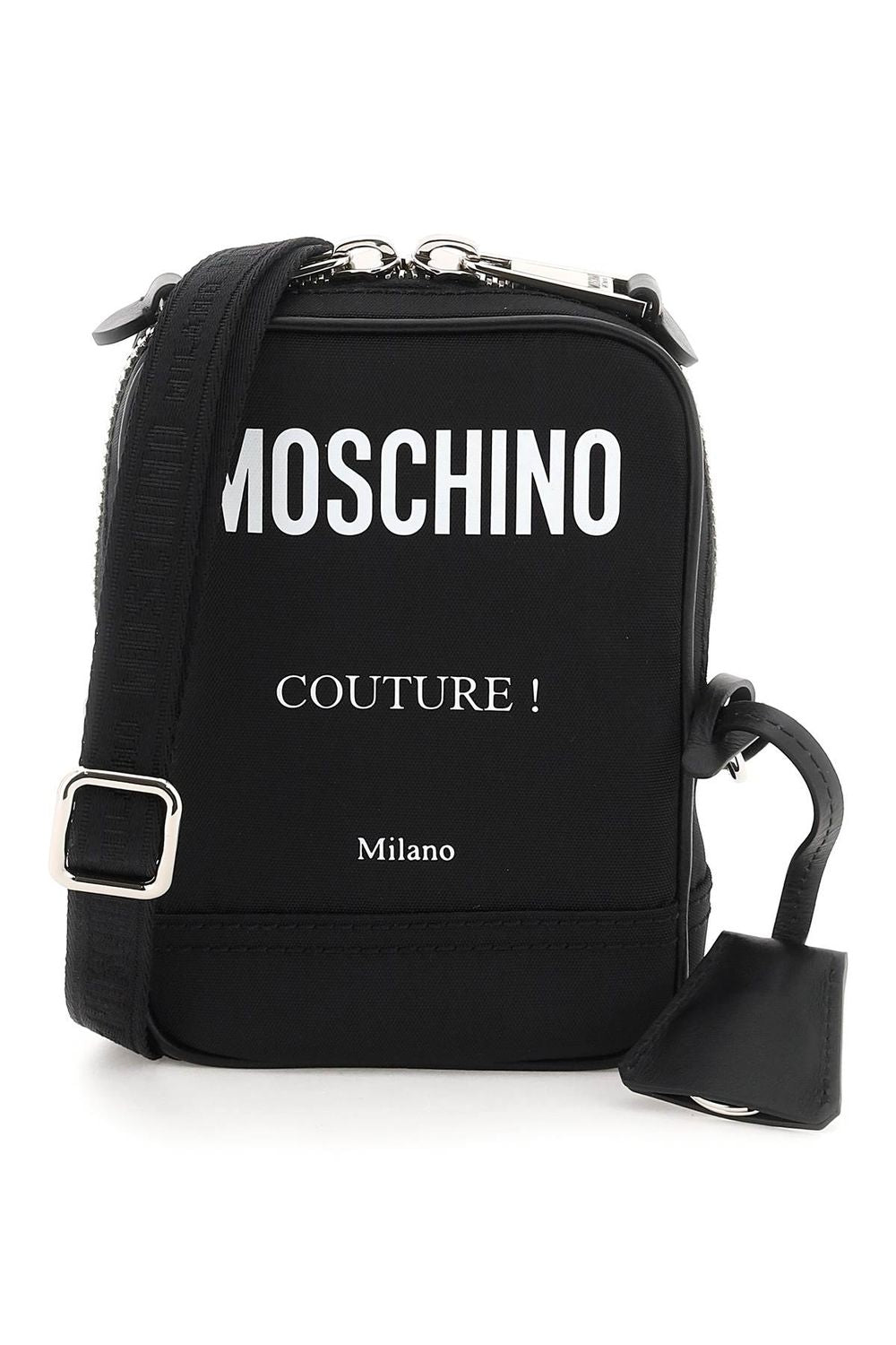 Men's Nylon Crossbody Bag in Nero | A74258201