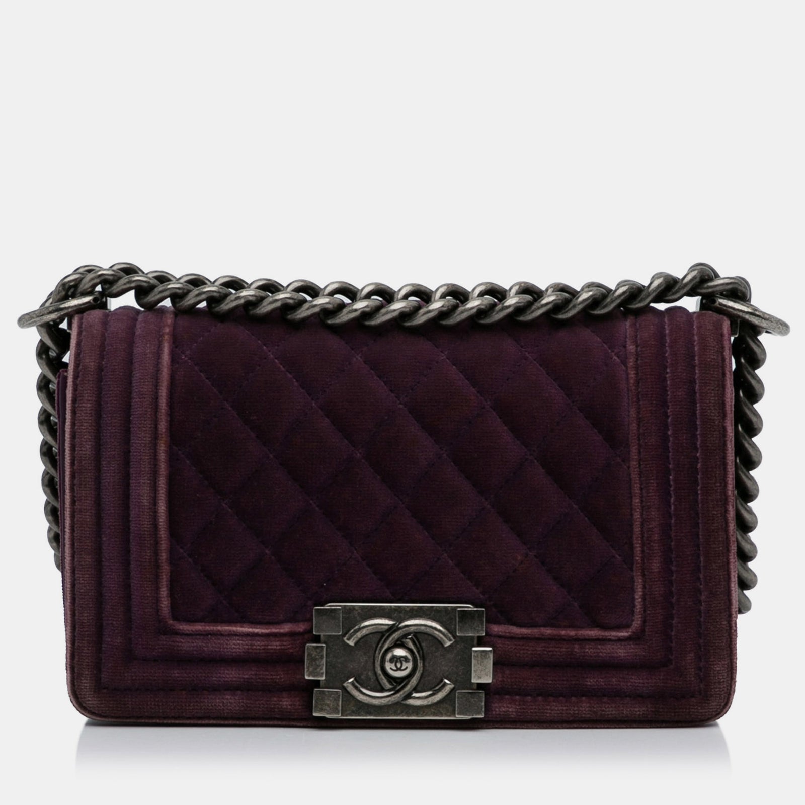 Chanel Small Boy Velvet Flap Bag