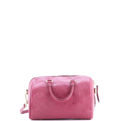 Speedy Bandouliere Bag Monogram Empreinte Leather 30