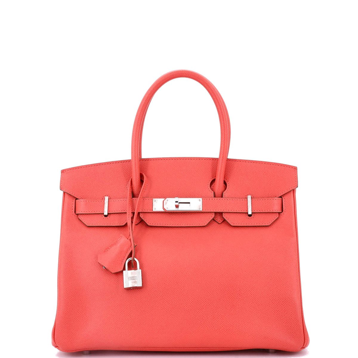 Herm?s Birkin Handbag Rose Jaipur Epsom with Palladium Hardware 30