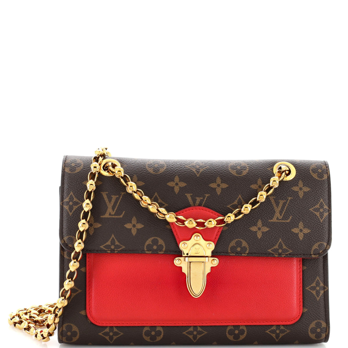 Louis Vuitton Victoire Handbag Monogram Canvas and Leather