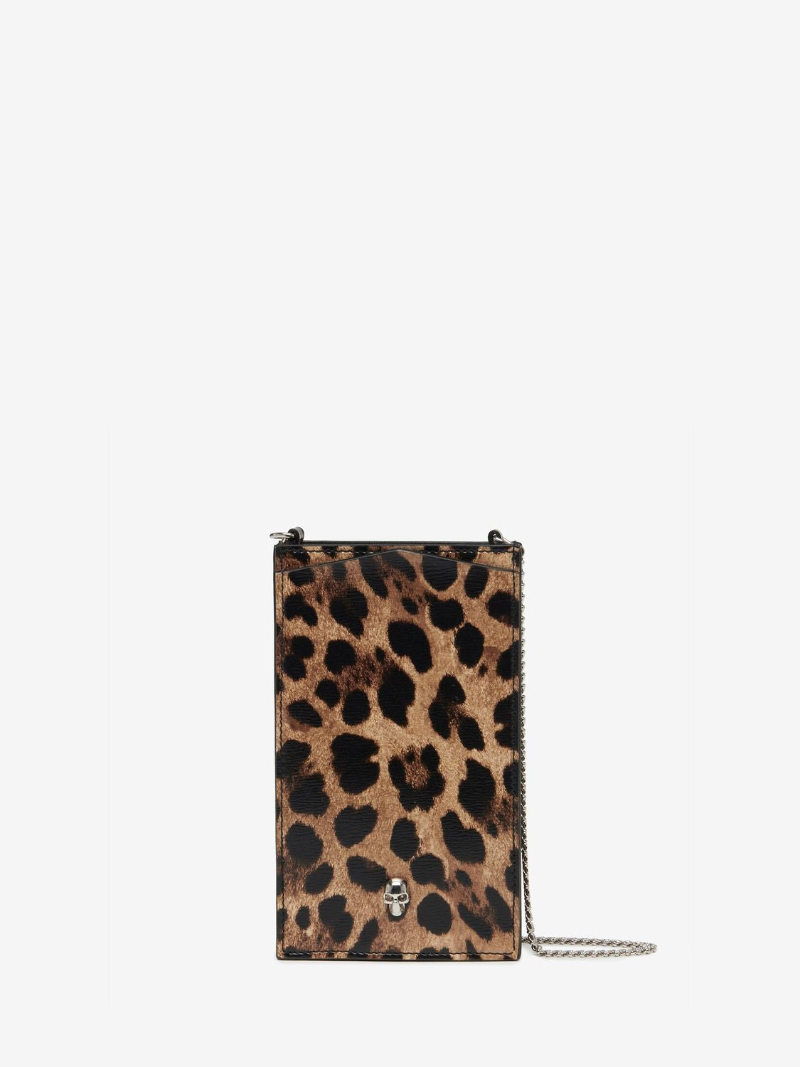 Alexander Mcqueen Women's Phone Case On Chain in Natblack | 632035DYTC4