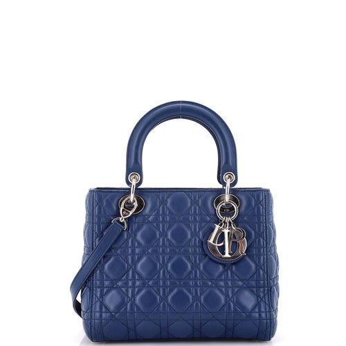 Lady Dior Bag Cannage Quilt Lambskin Medium