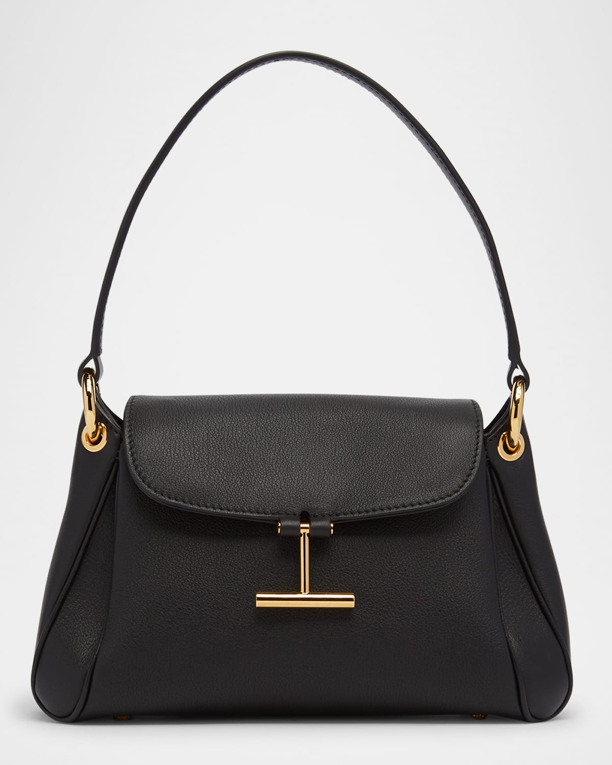 Tom Ford Tara Small Shoulder Bag in Grain Leather